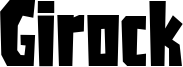 Girock Font
