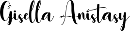 Gisella Anistasy Font