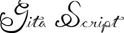 Gita Script Font