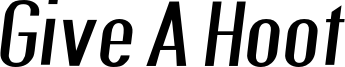 GiveAHootBkExtObl.otf