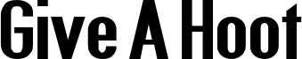 GiveAHootBlkExt.otf