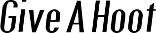GiveAHootDPObl.otf