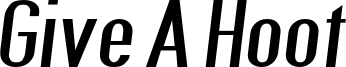 GiveAHootExtObl.otf