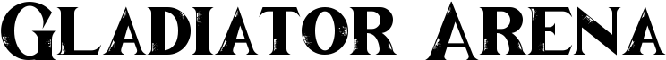Gladiator Arena Font