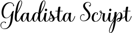 Gladista Script Font