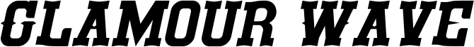 Glamour Wave Font