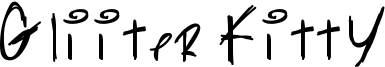 Gliiter Kitty Font