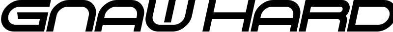 Gnaw Hard Italic.otf