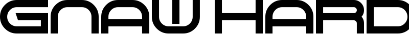 Gnaw Hard Font