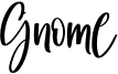 Gnome Font