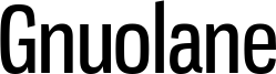 Gnuolane Font