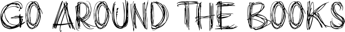 Go around the books Font