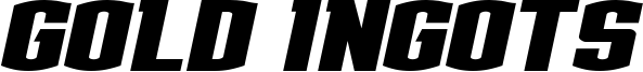 Gold Ingots Font