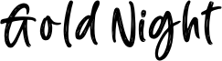 Gold Night Font