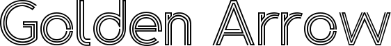 Golden Arrow Font