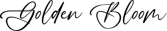 Golden Bloom Font
