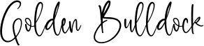 Golden Bulldock Font