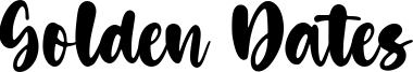 Golden Dates Font