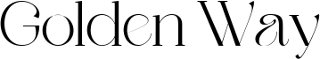 Golden Way Font