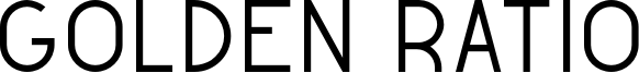 Golden Ratio Font