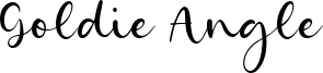 Goldie Angle Font