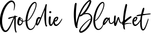 Goldie Blanket Font