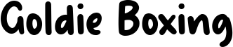 Goldie Boxing Font