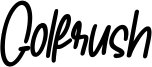 Golfrush Font