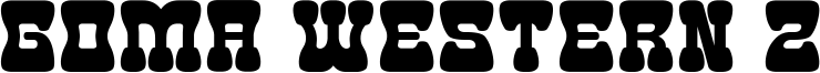 Goma Western 2 Font