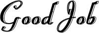 Good Job Font