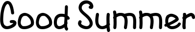 Good Summer Font
