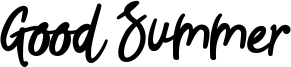 Good Summer Font