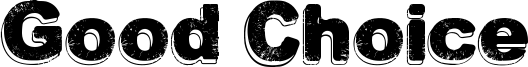 Good Choice Font