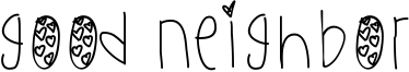 Good Neighbor Font