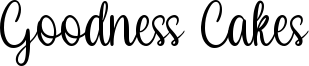 Goodness Cakes Font