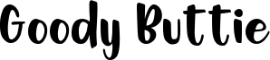 Goody Buttie Font