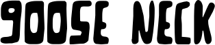 Goose Neck Font