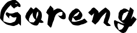 Goreng Font
