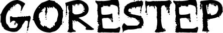 Gorestep Font