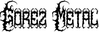 Gorez Metal Font