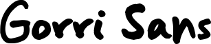 Gorri Sans Font