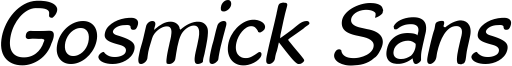 GosmickSansOblique.ttf
