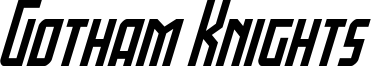 Gotham Knights Font