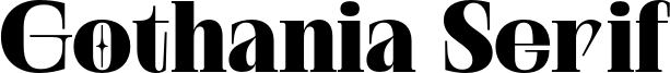 Gothania Serif Font