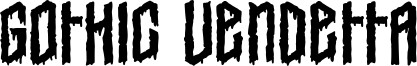 Gothic Vendetta Font