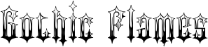 Gothic Flames Font