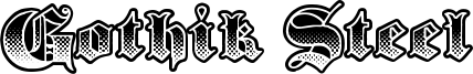 Gothik Steel Font