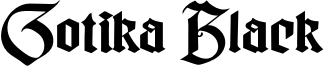 Gotika Black Font