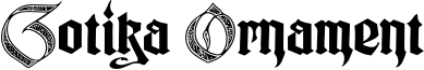 Gotika Ornament Font