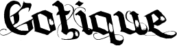 Gotique Font